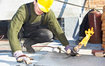 Great Saxham flat roof construction